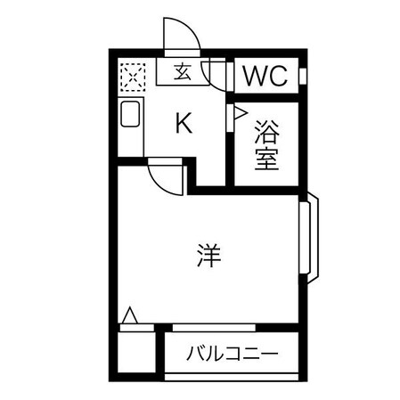 八田駅 徒歩7分 2階の物件間取画像